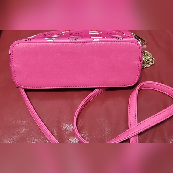 SOLD Betsey Johnson Santa Face Bag - Picture 3 of 8